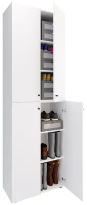 Obrázek produktu pro XL dřevěná velká skříňka na boty Lona 6