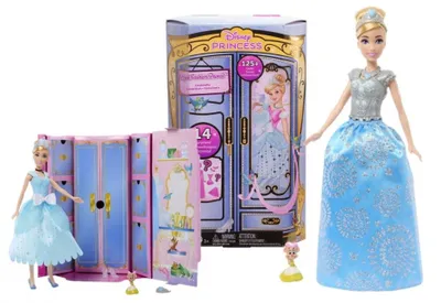 Produktbild von Disney Princess JCR96, Modepuppe, Weiblich, 3 Jahr(e), Junge/Mädchen, 300 mm, Mehrfarbig
