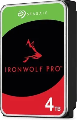 Produktbild von Seagate IronWolf Pro ST4000NE001 - Festplatte - 4 TB - intern - 3.5" (8.9 cm) - SATA 6Gb/s - 7200 U/min - Puffer: 256 MB