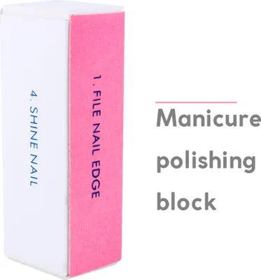 Produktbild von 1-10 Stück Nagelkunst-Glanzpuffer, Polierblock, Schleiffeile, Maniküre