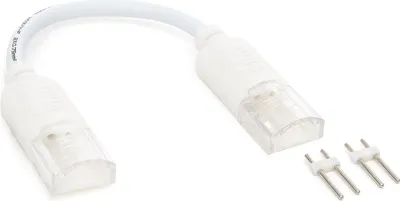 Produktbild von Schnellverbinder Doppelt mit Kabel für LED-Streifen 220V AC COB IP65 Breite 12mm 12 mm