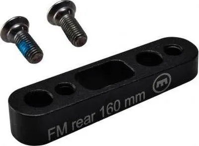 Produktbild von Magura Qm51 Flatmount Hinterer Scheibenbremszangenadapter Für Fahrrad Schwarz 160 mm Schwarz 160 mm