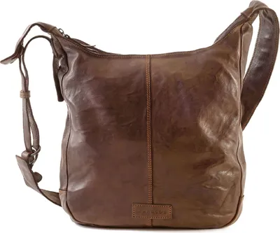 Produktbild von HAROLD'S Leder Schultertasche Submarine Pouch Up Brown dunkelbraun