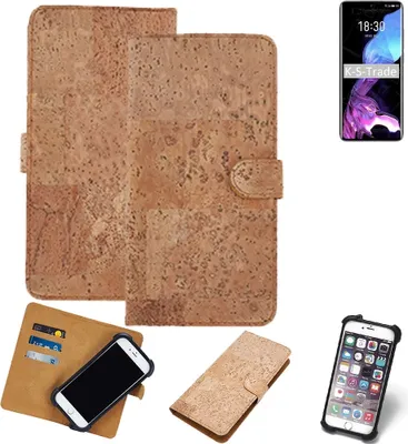Produktbild von K-S-Trade Hülle kompatibel mit Meizu 18  Kork Handyhülle Cover  Schutzhülle TPU Case Bumper in Hellbraun, (1x)