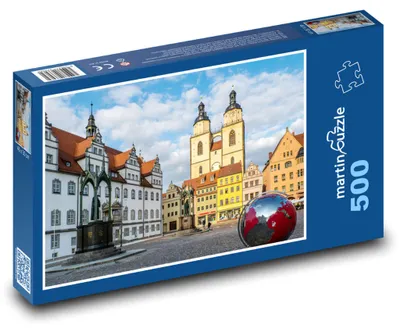 Obrázek produktu pro Puzzle 500 Historické centrum Wittenberg - martinpuzzle