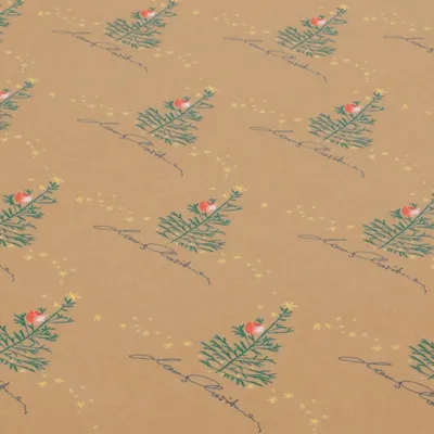 Produktbild von SIGEL GP123 Weihnachts-Geschenkpapier Christmas with apples - beige, grün, rot - 5 m x 500 mm