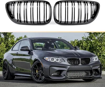 Productafbeelding van Auto Grille - Voorbumper Grill - Voertuig Styling - Glanzend Zwart - 38 cm - Zwart