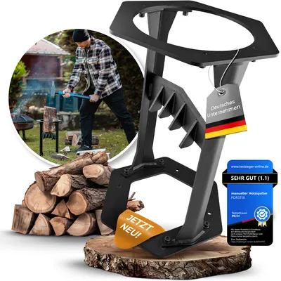 Produktbild von FORSTIX® PowerSplit XL ručný štiepač dreva – Bezpečný [demontovateľný] Stabilný – Štiepač palivového a podpaľovacieho dreva