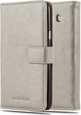 Immagine prodotto di Cadorabo cover per Samsung Galaxy J7 2016 cover protettiva in marrone cellulare cover libro case case case lusso