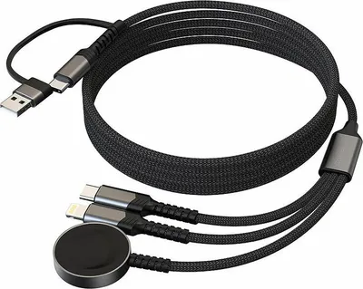 Image de Câble USB-A / USB-C vers Lightning / USB-C / Apple Watch – 1 m