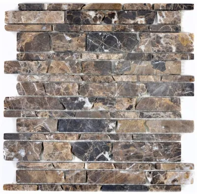 Produktbild von Mosaik Fliese Marmor Naturstein beige Brickmosaik Castanao MOS40-13-285