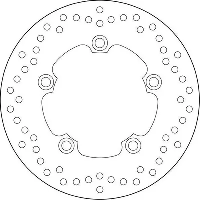 Produktbild von BREMBO Serie Oro Bremsscheibe für YAMAHA MOTORCYCLES YZF-R 220mm 68B40750