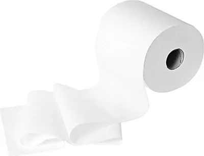 Produktbild von 6 Rollen Handtuchrolle Tissue 100% Zellstoff 3-lagig 20 cm x 100 m weiß