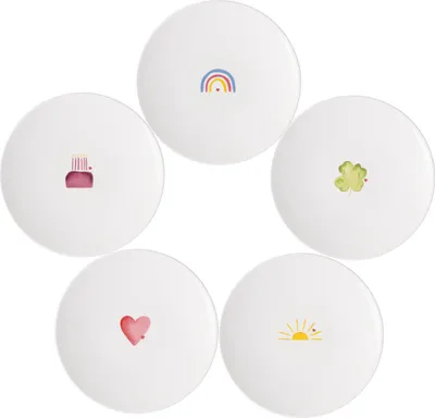 Produktbild von Villeroy & Boch With Love Frühstücksteller ø 21,2 cm 5er Set