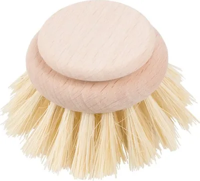 Produktbild von Ersatzkopf für Spülbürste, echt Fibre, großer Kopf aus Holz 5,3 cm
