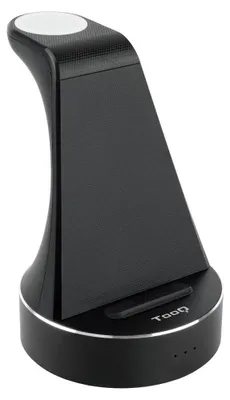 Imagen del producto de Base de Carga Inalámbrica para Apple Watch, iPhone y Smartphone Tooq TQCD02W