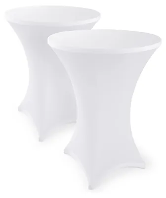 Image de Manchons de protection pour pieds de table, lot de 5 - Lavables et s Oeko-Tex - Blanc