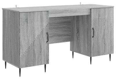 Produktbild von Schreibtisch Graues Sonoma 142,5 x 50 x 75 cm Holzwerkstoff