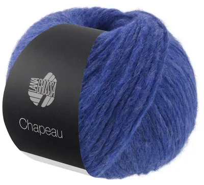 Produktbild von Lana Grossa CHAPEAU 50 g Watteweiches Schlauchgarn gefüllt mit Merino & Alpakafasern Farbe 008 - Tintenblau