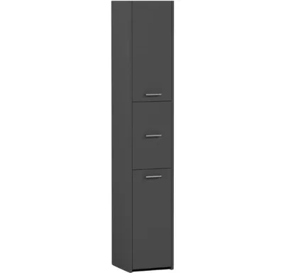 Obrázek produktu pro Skříňka koupelnová regál sloupek 30x30 cm FRAMIRE L-23 antracit