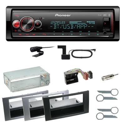 Produktbild von Pioneer MVH-S520DAB Bluetooth USB Einbauset für Ford Focus C-Max Fiesta Transit