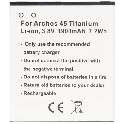 Produktbild von Akku passend für den Archos 45 Titanium Akku AC45TI