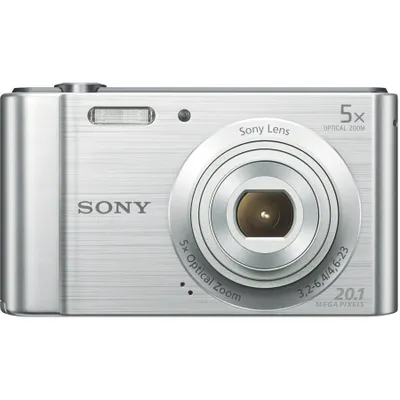 Produktbild von Sony Cyber-shot DSC-W800, Auto, Tageslicht, wolkig, glühend, Flash, Nachtporträt, Landschaft, Porträt, Strand, Schnee, Batterie/Akku, Kompaktkamera, 1/2.3", 4,6 - 23 mm