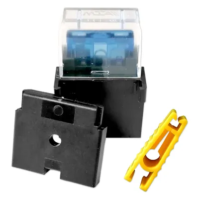 Produktbild von Sicherungshalter | MTA UniVAL | ATO ATC | 32V | 32A | anreihbar | mit Greifer