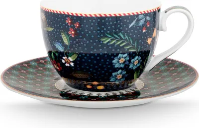 Produktbild von PIP STUDIO Berry Blues Kaffeetasse m.U. blau 280ml