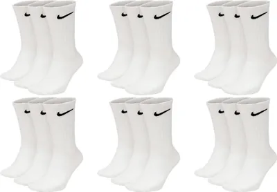 Produktbild von 9 Paar Nike Everyday Lightweight Crew SX7676 Tennis Socke - Farbe: weiß - Größe: 46-50