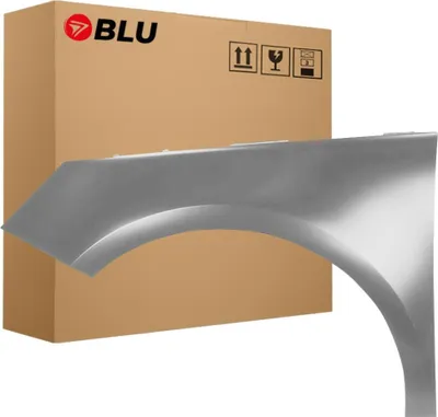 Immagine prodotto di BLU Parafango compatibile con Audi A1 8X LX7G Sinistra Grau ChronosGrau | 2010-2018 | Anteriore | Verniciato | Pronto per il montaggio | Zincato