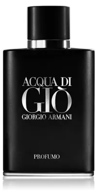 Produktbild von Giorgio Armani Acqua di Gio Profumo 75 ml, Männer, 75 ml, Nicht nachfüllbare Flasche, Bergamotte, Marine, Geranium, Rosmarin, Salbei, Weihrauch, Patschuli