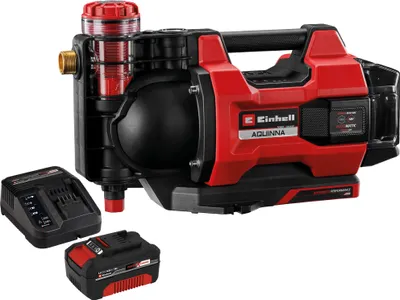 Produktbild von EINHELL Automatische Akku-Gartenpumpe AQUINNA 18/30 F LED AUTOMATIC Kit (1x 4,0 Ah)