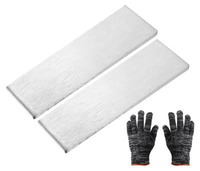 Productafbeelding van Elzusha - RVS Platte Staf 316 - 4x30x100mm (2 stuks) Geborsteld