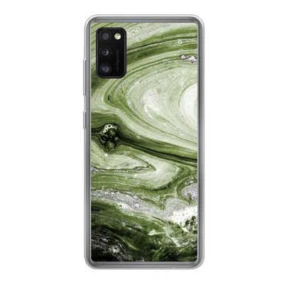 Produktbild von MuchoWow® Handyhülle Schutzhülle Hülle für Samsung Galaxy A41 Marmor - Naturstein - Kalkstein Silikon Softcase Handy Hülle - Mobiltelefon