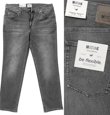 Produktbild von MUSTANG, Herren Jeanshosen, Slim fit, TRAMPER TAPERED, W36 L32, Grau, Jeans, baggyjeans, buggy