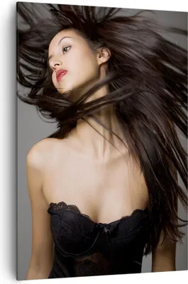 Produktbild von Bild auf Leinwand - Leinwandbild - Einteilig - Schönheit Mode Modell posieren - 70x100cm - Wand Bild - Wandbilder - Leinwanddruck - Wanddekoration - Leinwand bilder - Wandbild - PA70x100-2128
