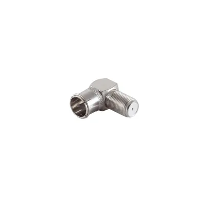 Produktbild von F-Winkeladapter, F-Quick-Stecker / F-Buchse