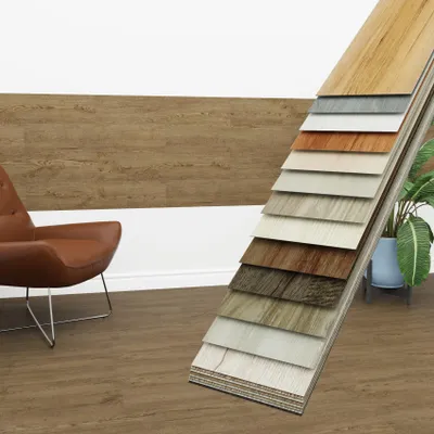Produktbild von HEXIM Vinyldielen 0,97m² selbstklebend PVC Wandverkleidung Bodenbelag Holzoptik 91x15cm Paneele