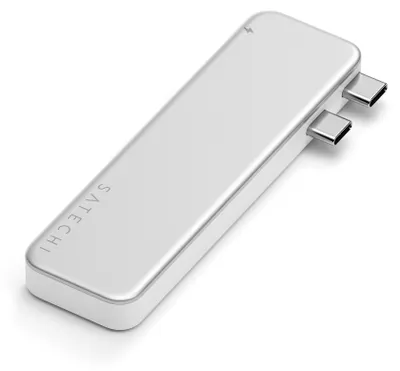 Immagine prodotto di Satechi USB-C Snap Hub per Macbook Neo 13" – Doppie porte USB-C – Design compatto e portatile – Porta HDMI fino a 4K@60Hz - Grigio