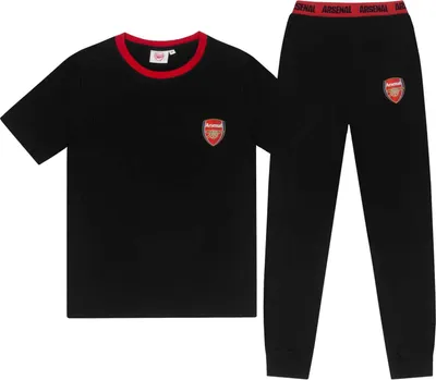 Image de Arsenal FC - Pyjama avec pantalon long pour homme GF1175 (M) (Noir)