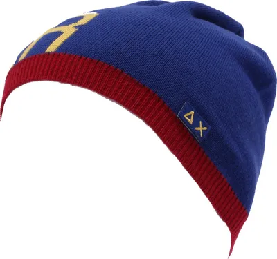 Imagen del producto de 0941Y - Gorro de lana para hombre, marca SUN 68, color azul/amarillo
