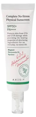 Immagine prodotto di AXIS-Y Complete No-Stress Physical Sunscreen 50 ml - Protezione solare leggera