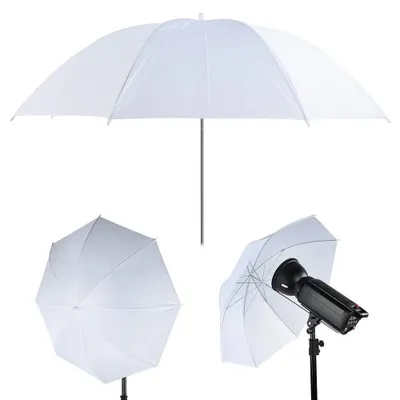Image de Solidchoice - Parasol de photographie blanc translucide pour une lumière douce