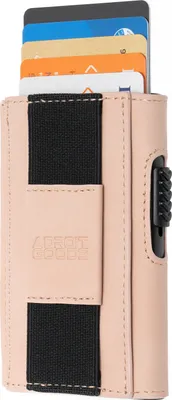 Produktbild von AdroitGoods Card Holder 7 Card Wallet - Kreditkarteninhaber mit RFID-Technologie - Wildleder - Pink