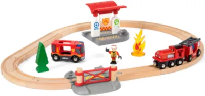 Obrázok produktu pre BRIO World - 33815 Súprava železničného hasičského zboru