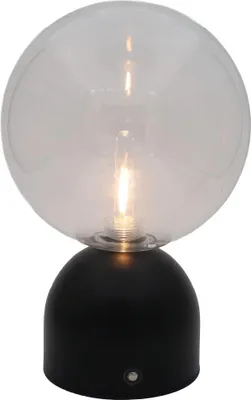 Produktbild von Luxus - Touch-Tischlampe - Lina - Schwarz - H23 x Ø15