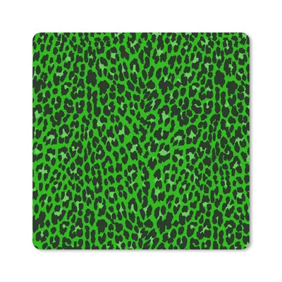 Produktbild von MuchoWow® Mauspad Mousepad Leopard - Grün - Muster 30x30 cm - Mousepads - Maus Mat - Pad - Mausunterlage - Gaming