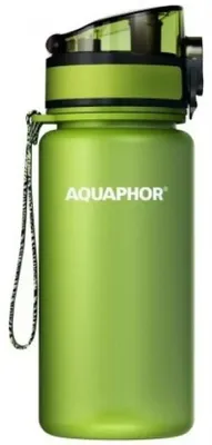 Zdjęcie produktu dla Butelka do oczyszczania wody Aquaphor City Tritan 350 ml Zielona