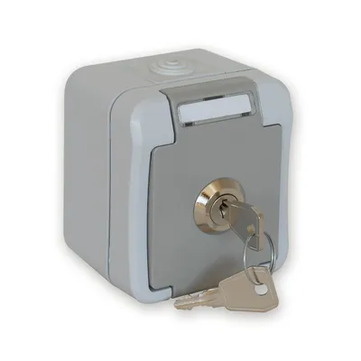 Produktbild von AP-FR Steckdose IP54 mit Schloss-Nr. 819, abschließbar, 1-fach